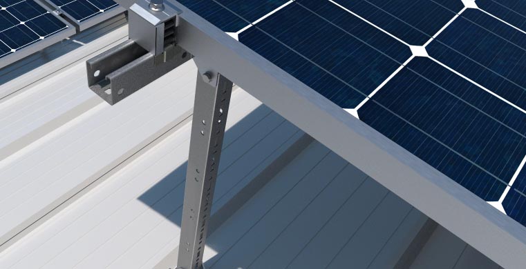 Triangular system with Indextrut Solar GP-XS perforated guide with Atlantis C4-M coating